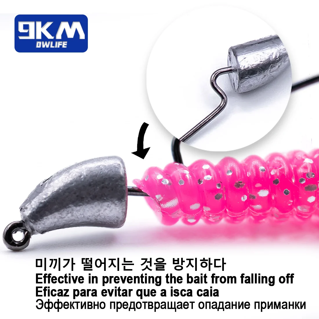 Cabezas de anzuelo de bala, anzuelos de pesca de agua salada, anzuelos de gusano de amplio espacio, Keitech Swimbaits, anzuelos ponderados, señuelos blandos, aparejos de pesca de carpa - imagen 4