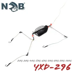NGB Sistema Jaula 39cm – 3 anzuelos con plomada giratoria para carpa