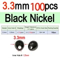 3.3mm Black N 100pcs
