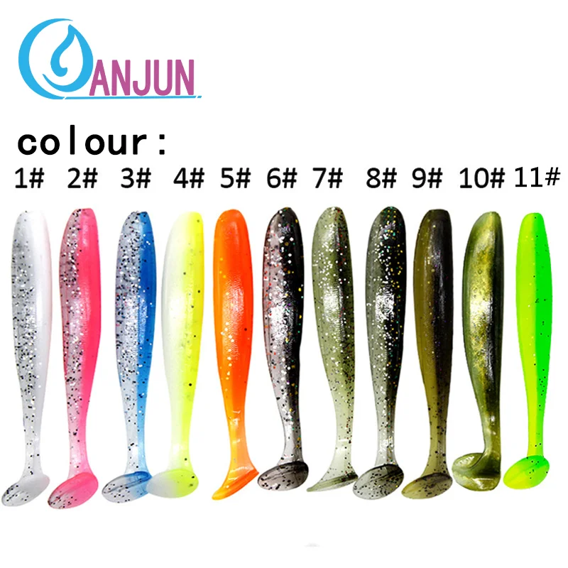 Señuelos blandos silicona Swimbait Wobbler para pesca mar - imagen 3