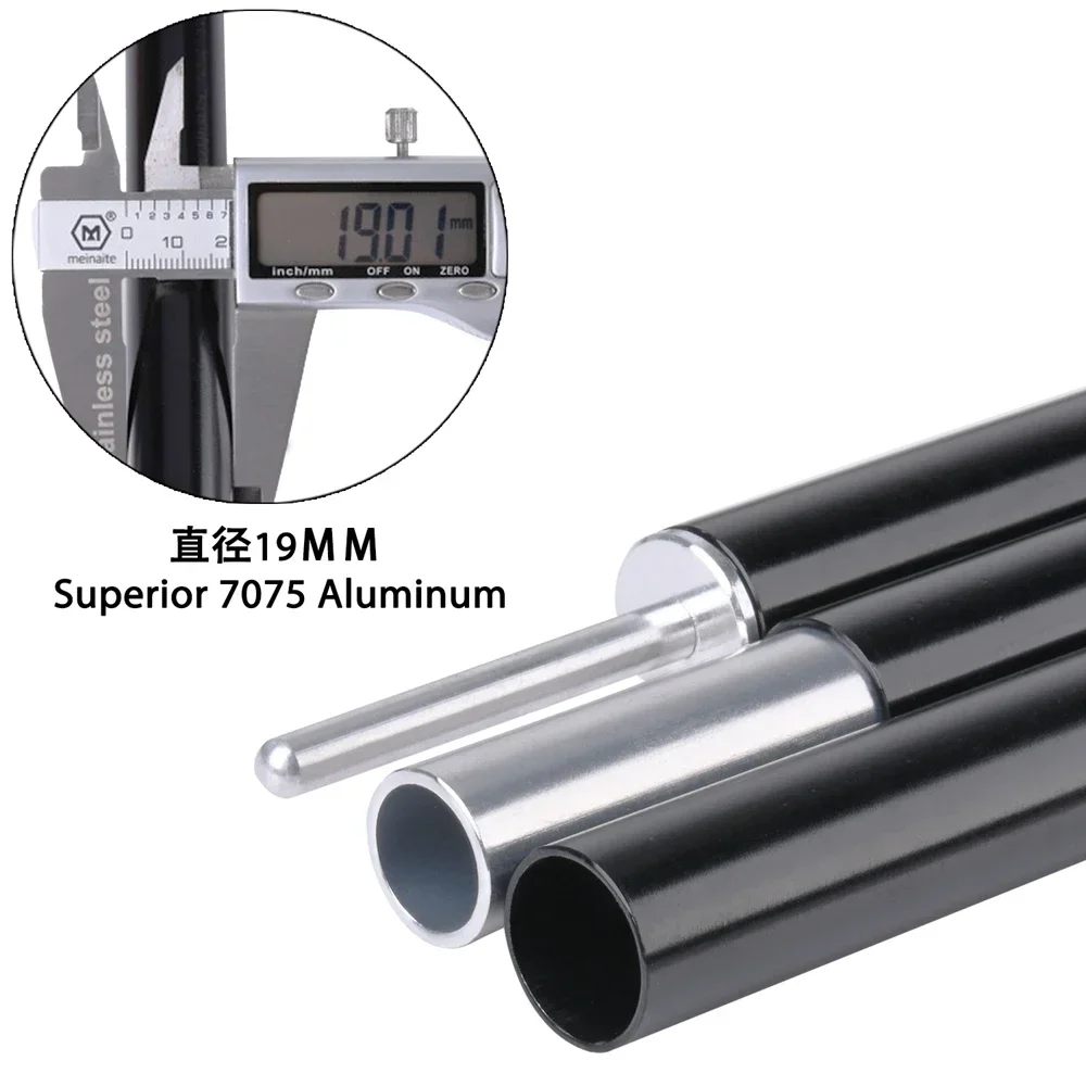 Goture, 2 uds., 6 secciones, postes de tienda de campaña de aluminio, 1,8 M, Kit de reparación de postes de tienda ligero de repuesto, aleación de aluminio 7075 para acampar - imagen 5