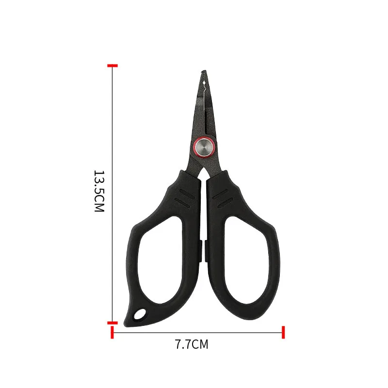 Tijeras de pesca, alicates portátiles para señuelos al aire libre, corte de línea de pescado, herramientas profesionales antioxidantes de acero inoxidable - imagen 5