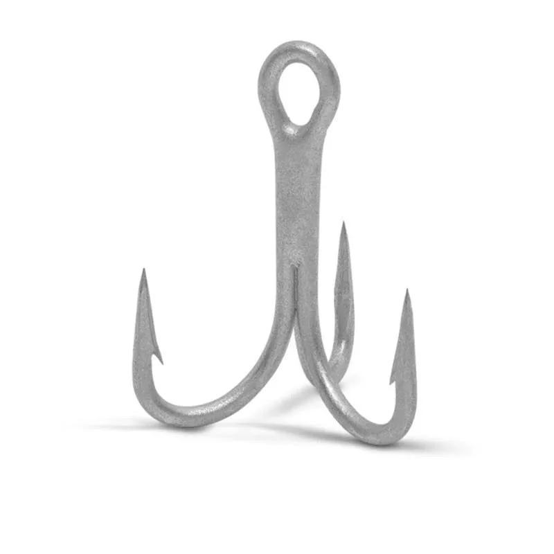 VMC-anzuelo de pesca francés, gancho de tres anclas, subgancho de carretera con púa, 9626 Original - imagen 3