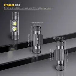 Faro LED recargable SOLOLANDOR con indicador de batería para caza