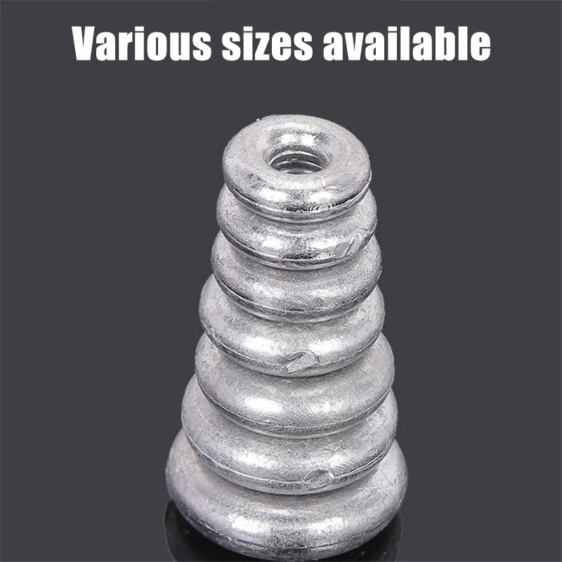 Plomada hueca tipo anillo, 20g/30g/40g/50g/60g/80g/100g, pesas de plomo, accesorios de aparejos de pesca en el mar - imagen 3