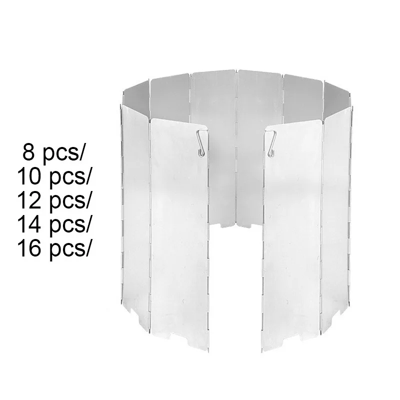 Pantalla Antiviento para Estufa Gas – Camping Aleación Aluminio - imagen 2