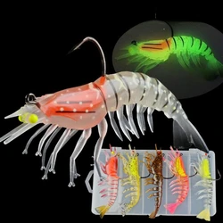 Señuelo vinilo camarón PVC luminoso – pesca suave