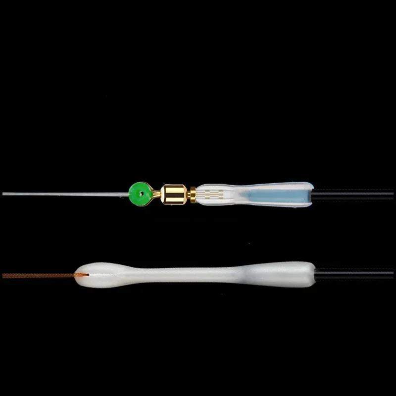 10 Uds cabeza de cobre silicona asiento flotante giratorio flotador de pesca conector de anillo en forma de ocho accesorios de equipo de pesca - imagen 4