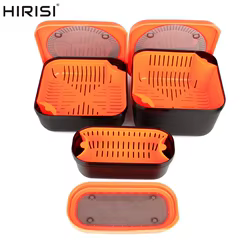 Hirisi caja de cebo para carpa con alimentador y Boilies emergentes