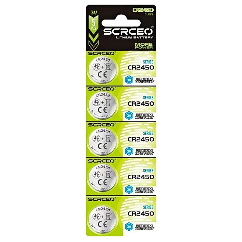 Pila botón CR2450 litio 3V – 550mAh para reloj - imagen 4