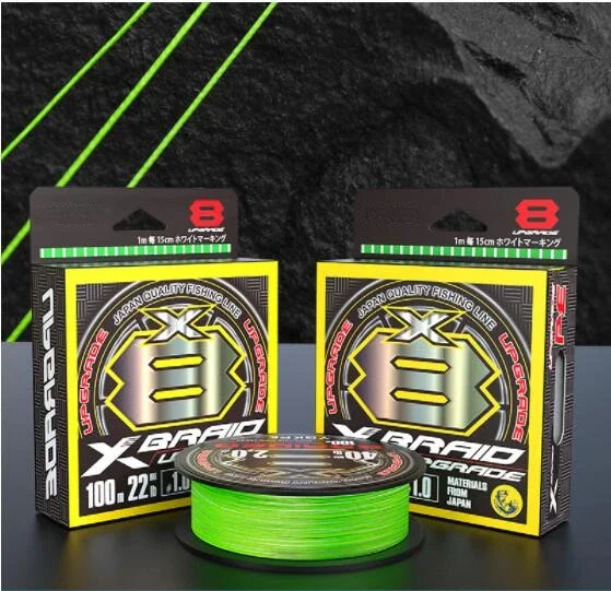 500M 300M Japón tipo hundimiento PE X8 hilo de pescar trenzado mejorado 14LB-80LB línea de PE verde de alta resistencia para carrete de pesca de carpa lubina - imagen 4