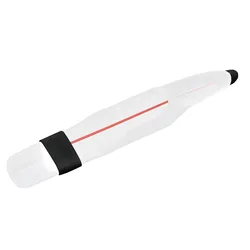 Tapa de punta de caña de pescar de PVC duradera, 5 uds., 3 tamaños, cubierta superior de caña blanca, tapa de caña de pescar telescópica, pesca en el mar