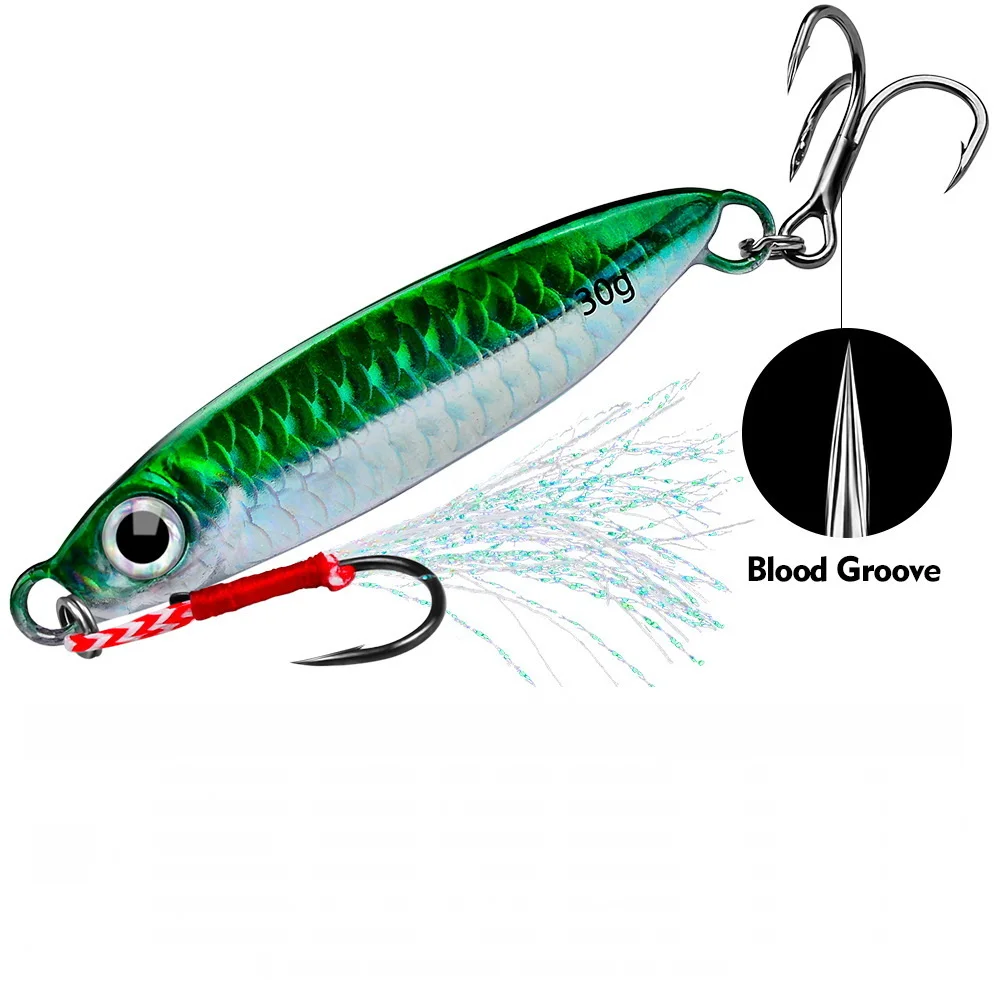 Señuelo de pesca con plantilla de Metal, 7g, 15g, 30g, anzuelo fundido, Swimbait, Wobbler, Lucio, cuchara, carpa, Spinner, aparejos de mar, cebo Artificial, 1 Uds.