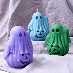 Molde Silicona para Velas Halloween 3D – Fantasmas y Monstruo