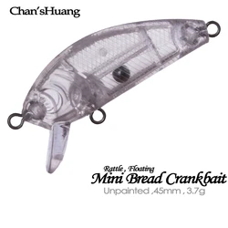 Chan's Huang Mini Pan – Señuelo crankbait shallow sin pintar
