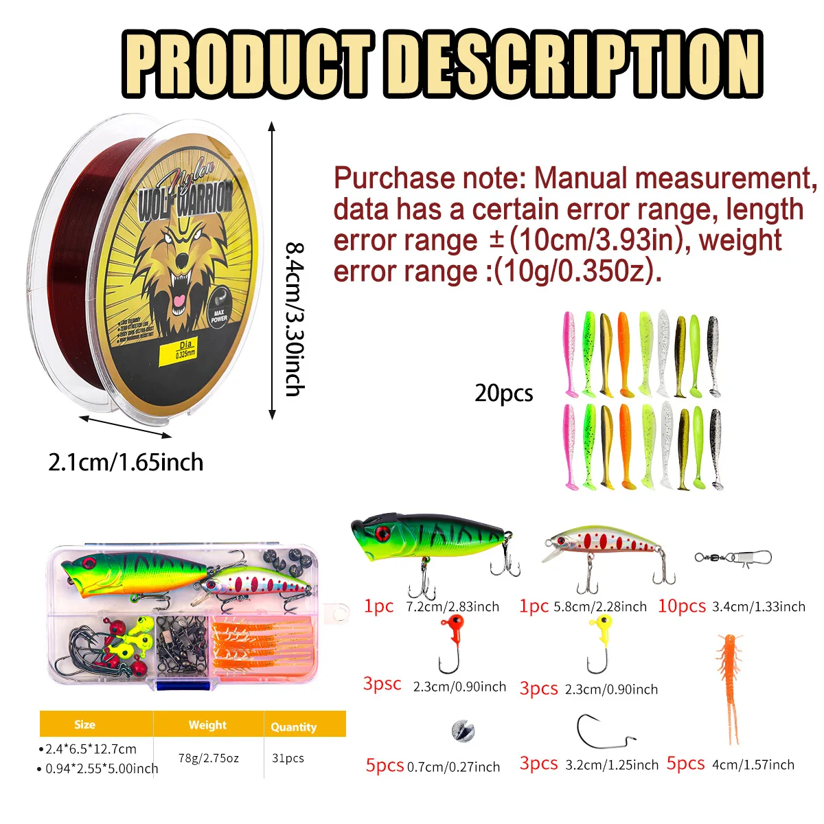 Combo de caña de pescar plegable ultraligera de 1,8 M, juego de equipo de pesca telescópico de fibra de vidrio para exteriores para agua dulce y salada - imagen 3