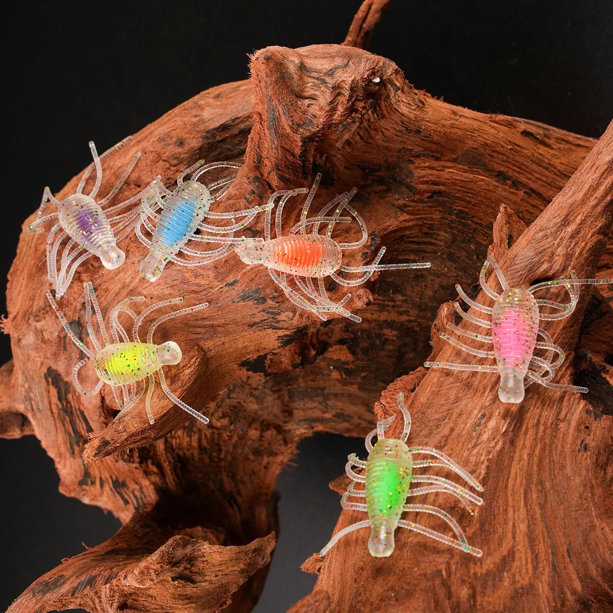 Señuelo de pesca Johncoo, señuelo de gusano flotante, 2,7 cm, 1,28g, señuelo pequeño para trucha, señuelo flotante para insectos y señuelo de pesca Ajing, 20 unids/caja - imagen 2