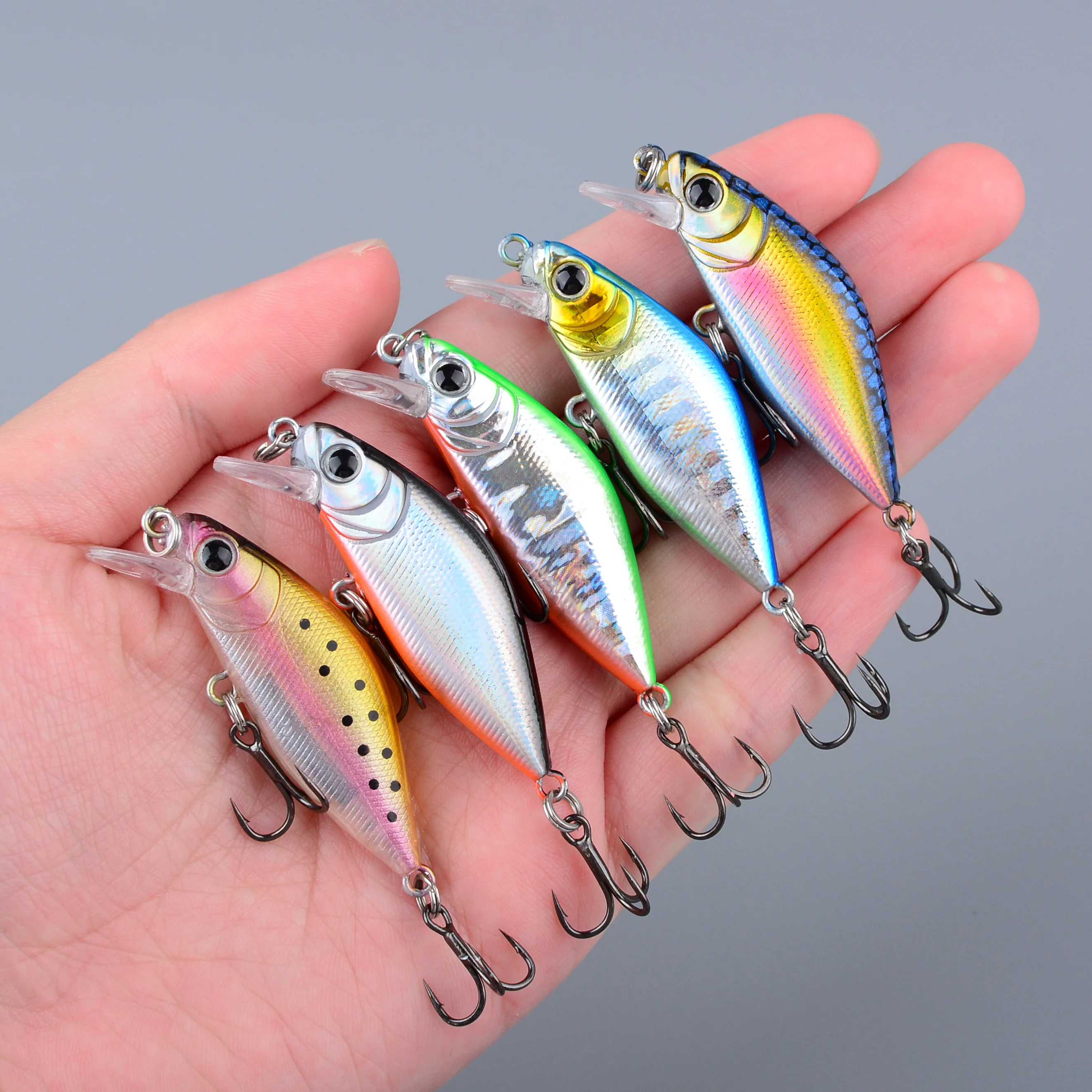 Mini Minnow señuelo artificial – Wobbler para trucha lubina y perca