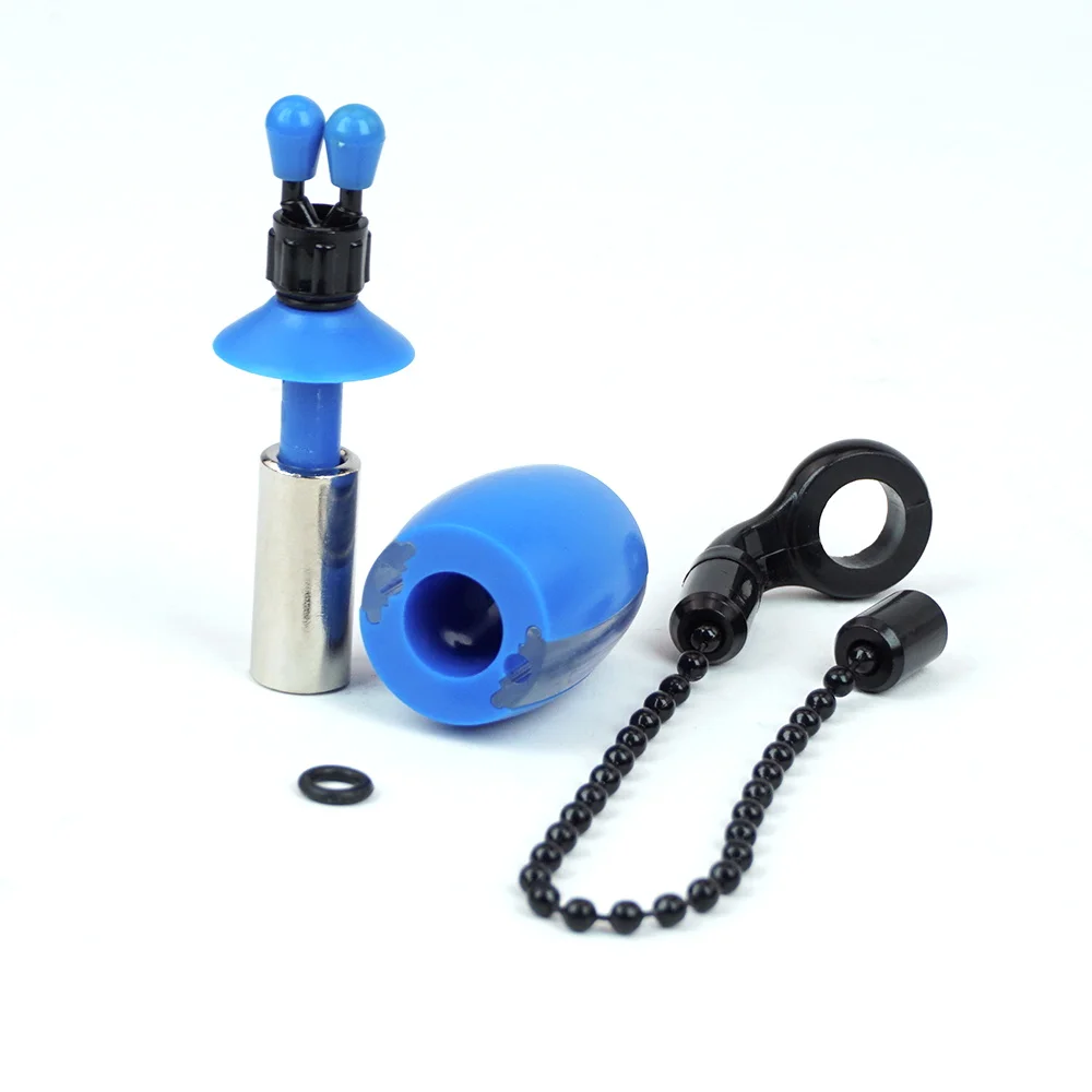 Hirisi 2 uds alarmas de mordedura Swinger para pesca de carpa plástico transparente duradero de 5 colores con Clips seguros para línea accesorios de pesca de carpa - imagen 5