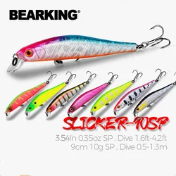 Bearking Minnow Magnético para Spinning