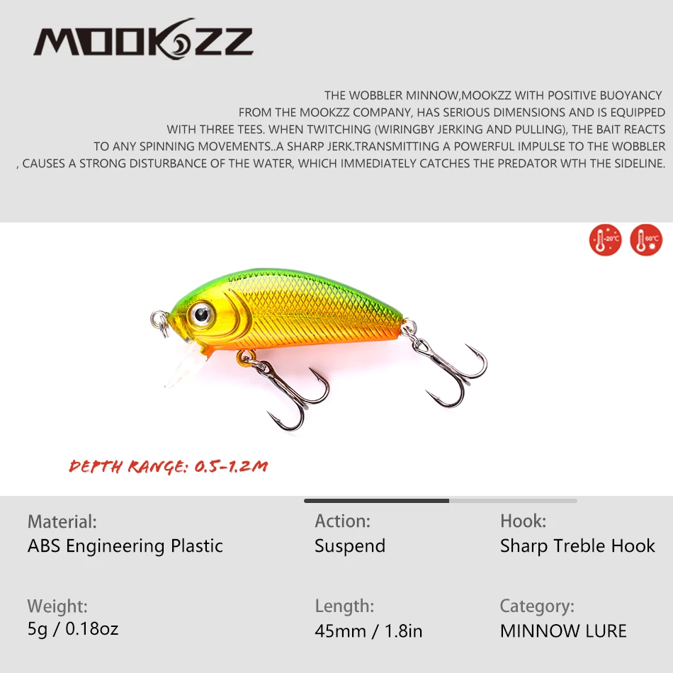 MOOKZZ pececillo flotante 028F, 48MM, 5G - imagen 5