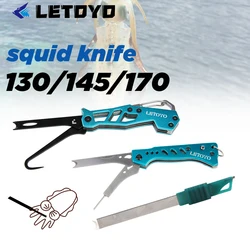 LETOYO IKASHIME 130 Cuchillo de Calamar Acero Inoxidable