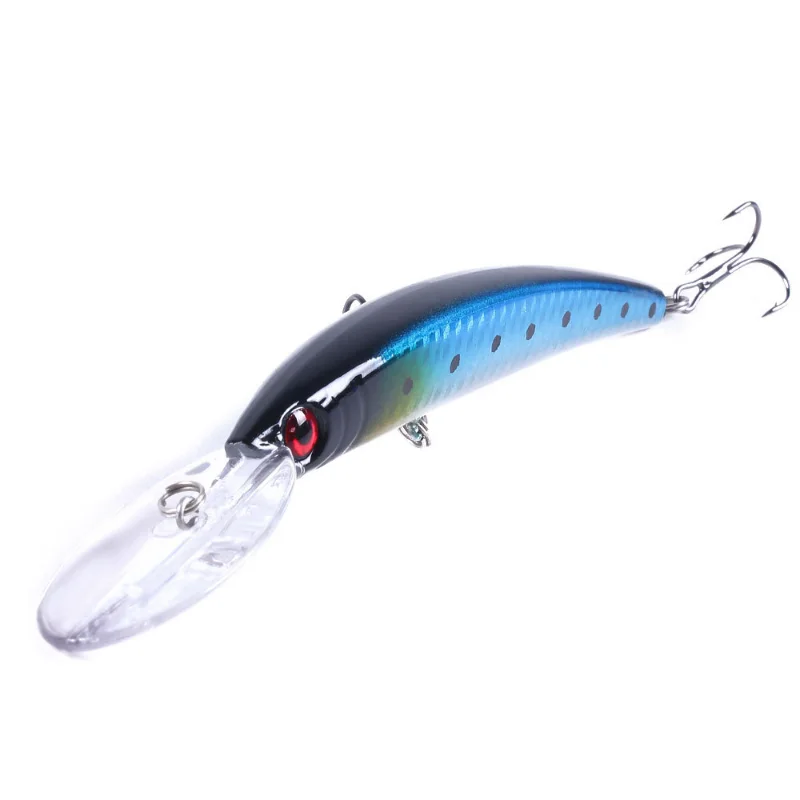 Señuelo duro Artificial para pesca, anzuelo de pececillo que se hunde, 15cm, 15g, Wobbler, 1 piezas leurre peche en mer flottant surface dur carnassier leure de pêche brochet - imagen 5