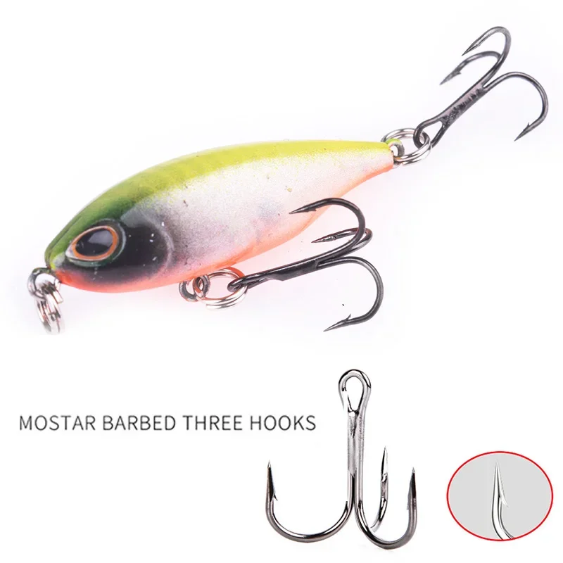 Señuelo de Pesca tipo lápiz, Wobblers que se hunden, 4,8 cm, 3,6g, cebo duro de plástico Artificial con anzuelo, aparejos de Pesca para Lucio, 1 ud. - imagen 4