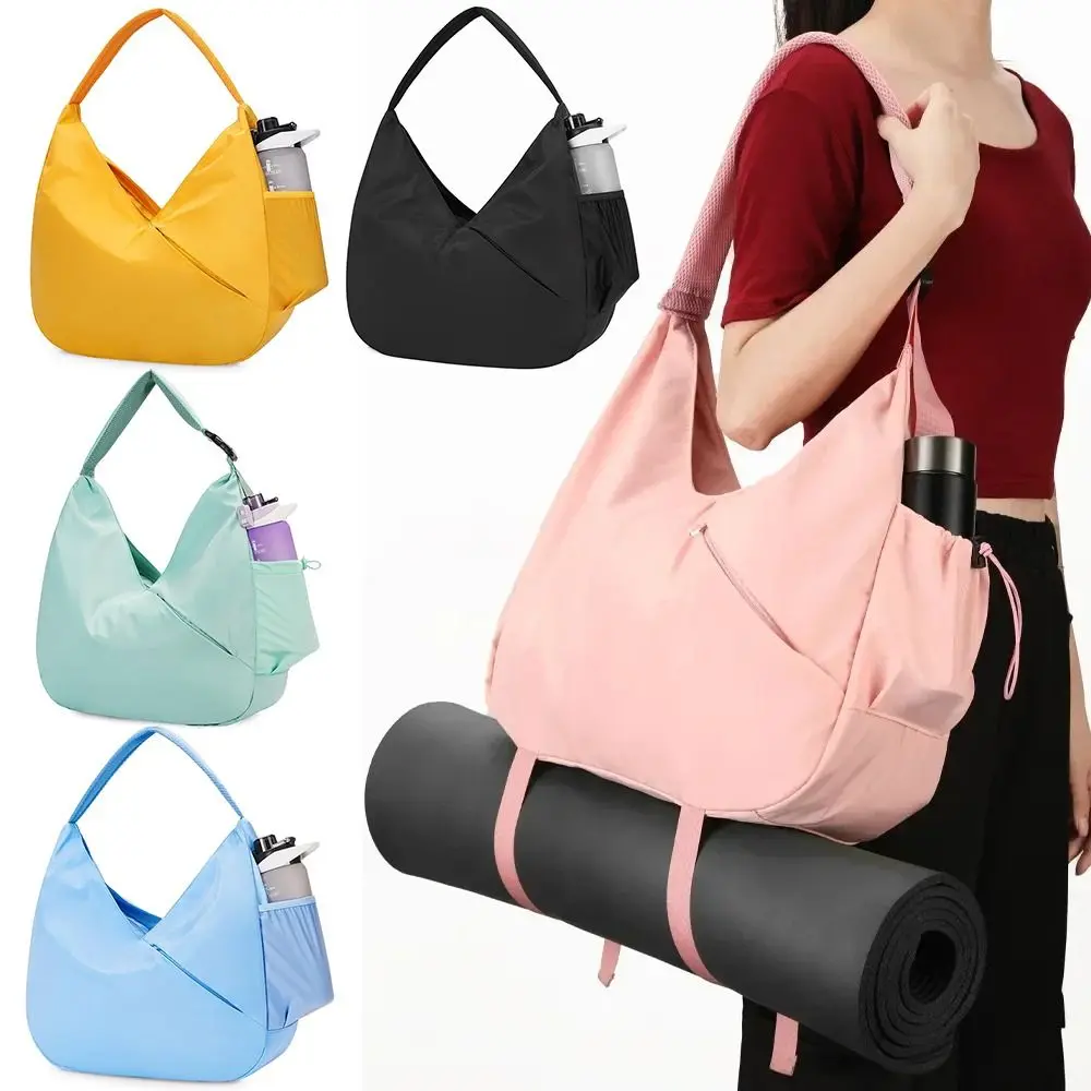 Nuevo Estera de Yoga de gran capacidad, bolsa de gimnasio, correa para esterilla de Yoga con correa para el hombro, bolsos deportivos, bolso de mano para Fitness para mujer - imagen 5