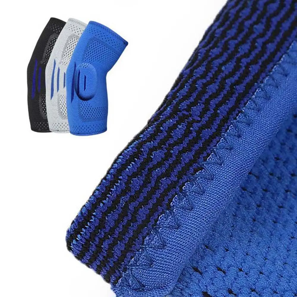 Protector de codo de silicona para hombre, muñequera deportiva para deportes al aire libre, gimnasio, Protector de codo - imagen 3