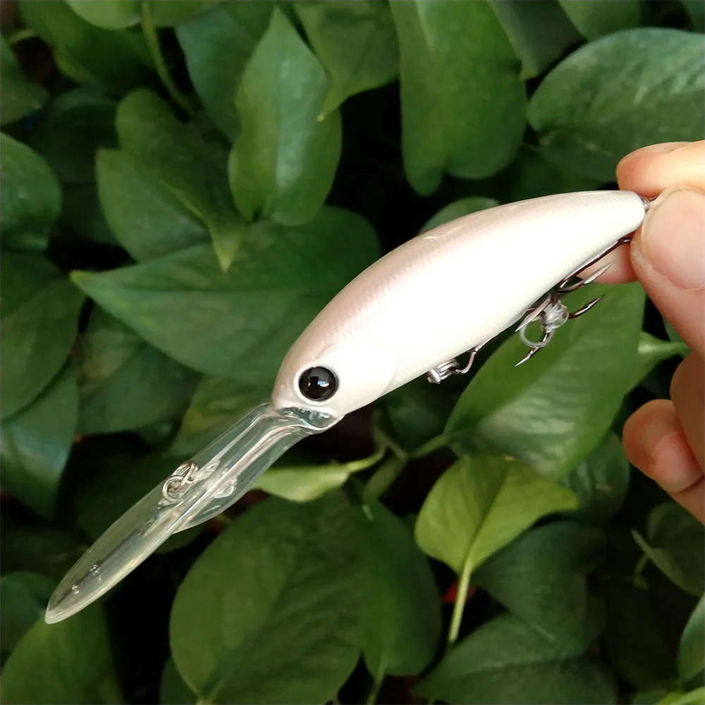 TSURINOYA 4 Uds 57mm 8,3g suspendir Minnow SHAD señuelo de pesca EXPLORERS 2-4m cebos duros artificiales de fundición larga lubina Jerkbait - imagen 2