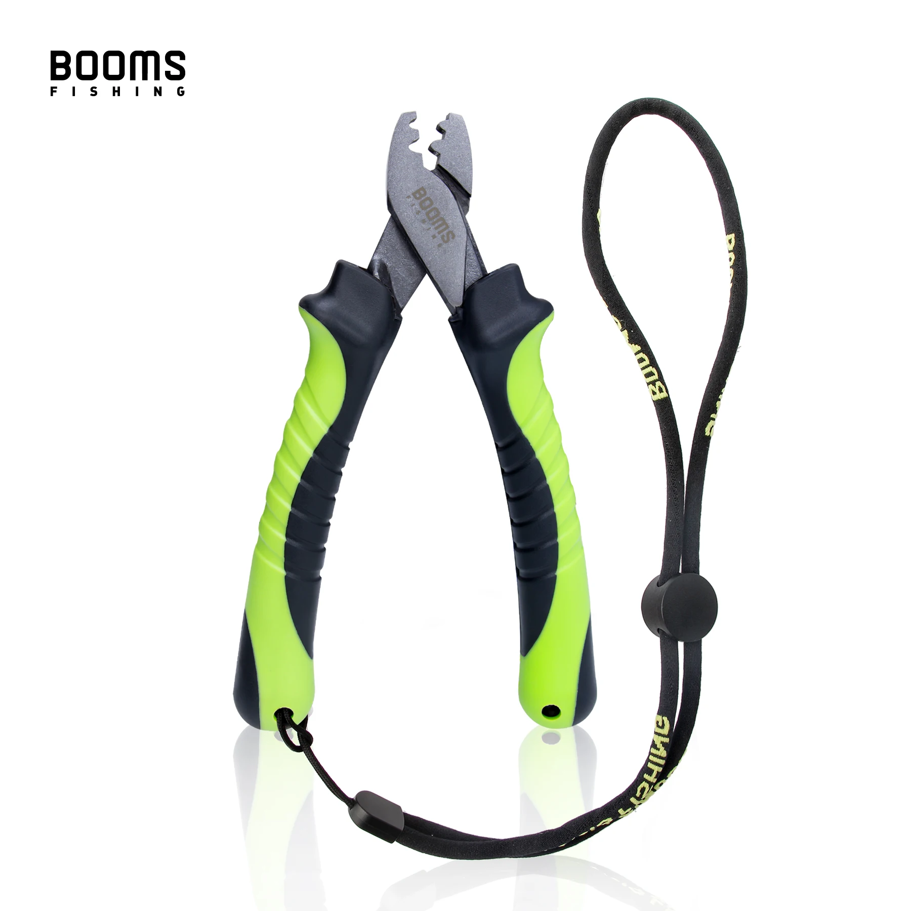 Booms Fishing CP2, alicates de engaste de pesca para mangas de un solo barril, herramientas, caja de aparejos de pesca, accesorios