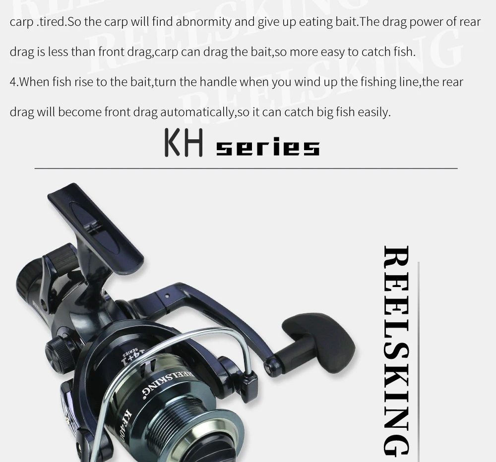 Experimente la pesca sin esfuerzo con la serie KH