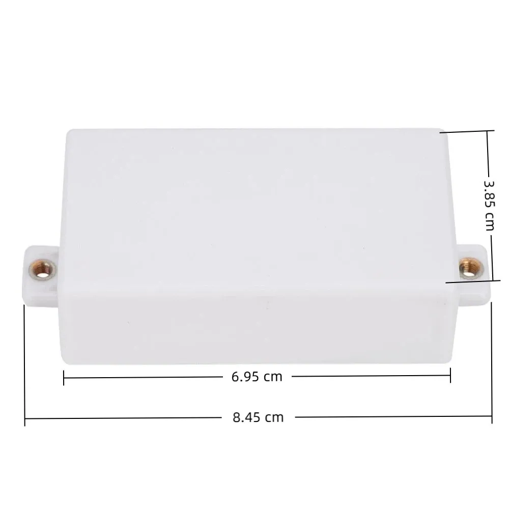 ​ 2 piezas ​ Plástico esmerilado ​   Fundas para pastilla de guitarra ​ ​ Carcasa de pastilla negra/blanca ​ Fundas para pastilla Humbucker ​ ​ Accesorio de guitarra ​ - imagen 5