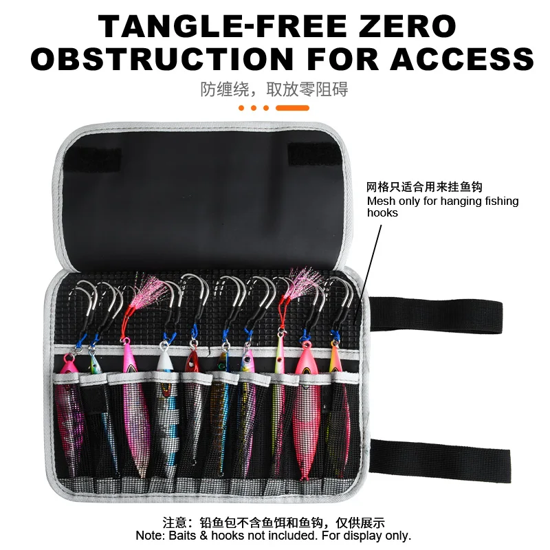 Estuche enrollable para señuelos Obsession Bait Wallet – 10 bolsillos - imagen 3
