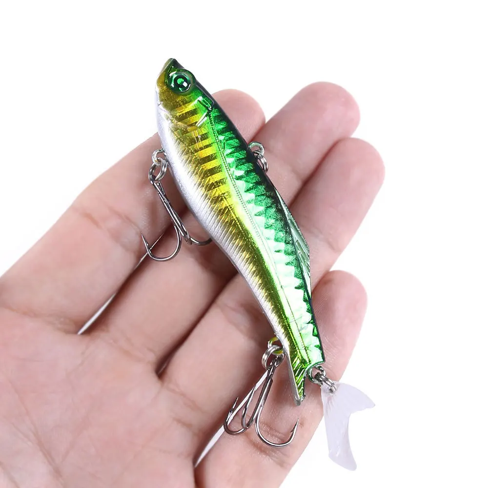 Señuelo VIB que se hunde, 1 Uds., 8cm, 22,5g, sin bola sonajero, Wobbler Artificial, cebo duro sin labios, Crankbait, cascabel, aparejos de pesca - imagen 3