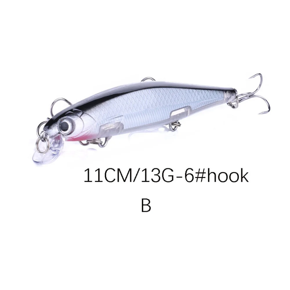 un señuelo de pesca de 11 cm/13g-6#gancho B