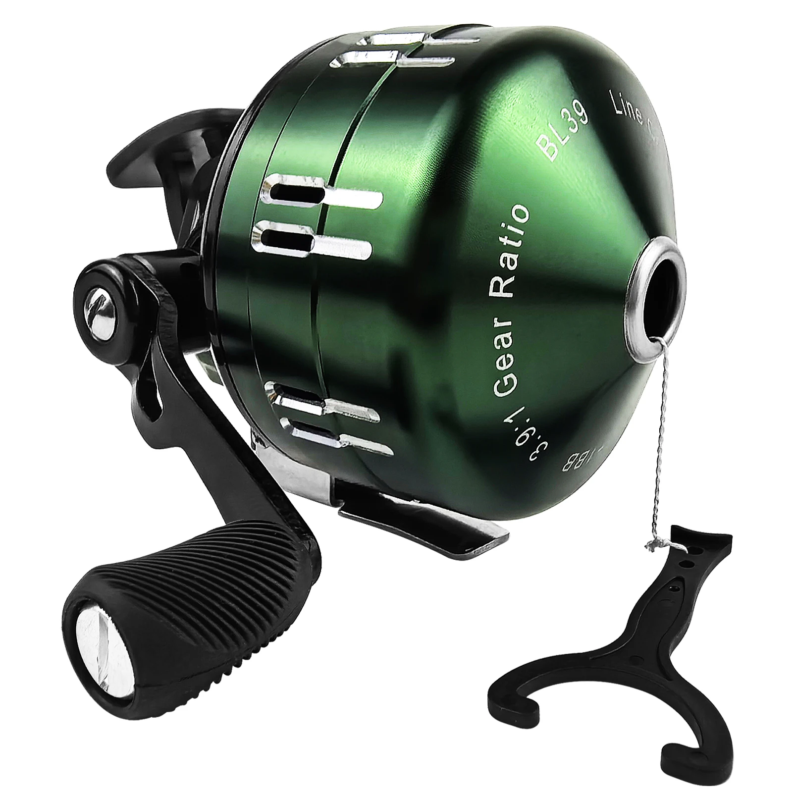 Carrete Baitcasting metálico CNC FREE FISHER, giratorio