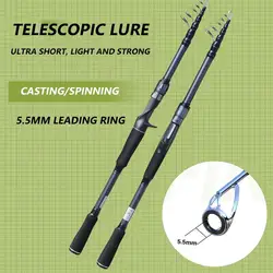 Mavllos BWG caña de pescar giratoria telescópica para carpa – 1,8‑3 m