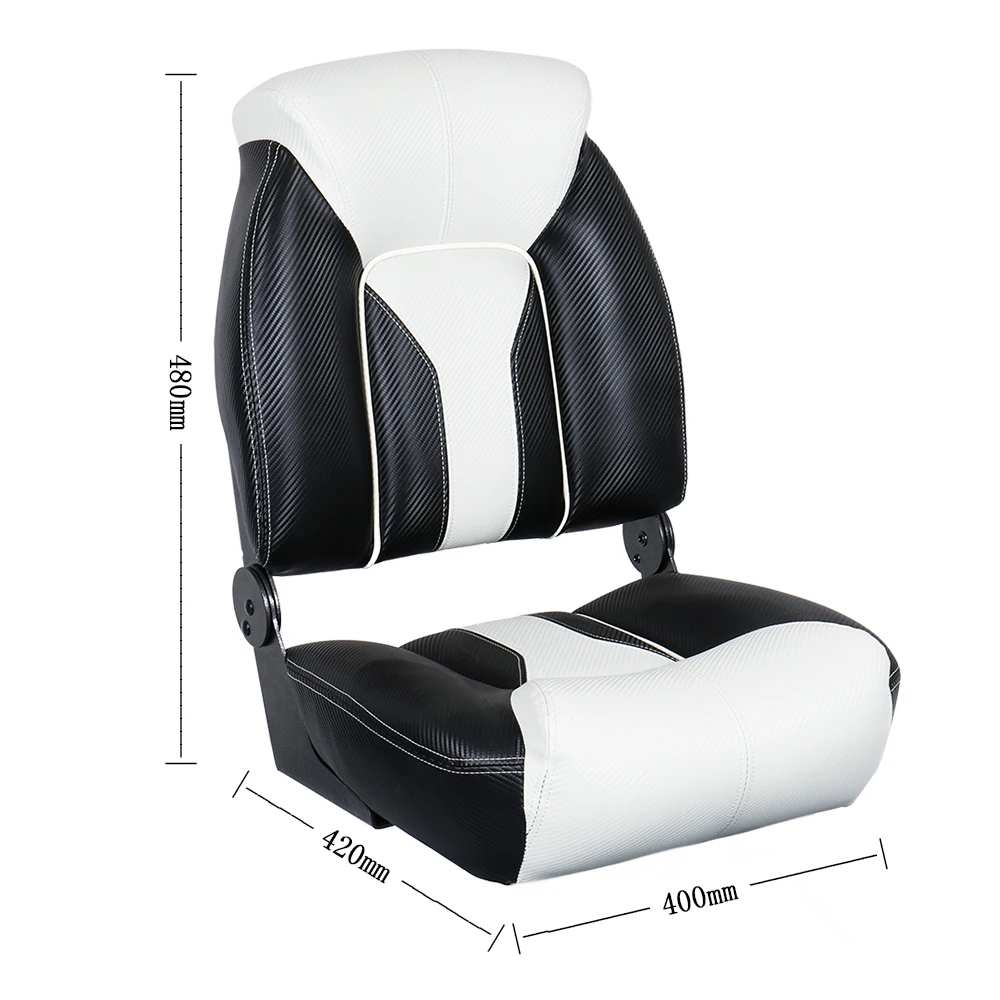 Asiento plegable de cuero anticorrosión para barco, silla de pvc para barco, diseño ergonómico, accesorios para barcos, yate de pesca, 보트품 품 - imagen 3