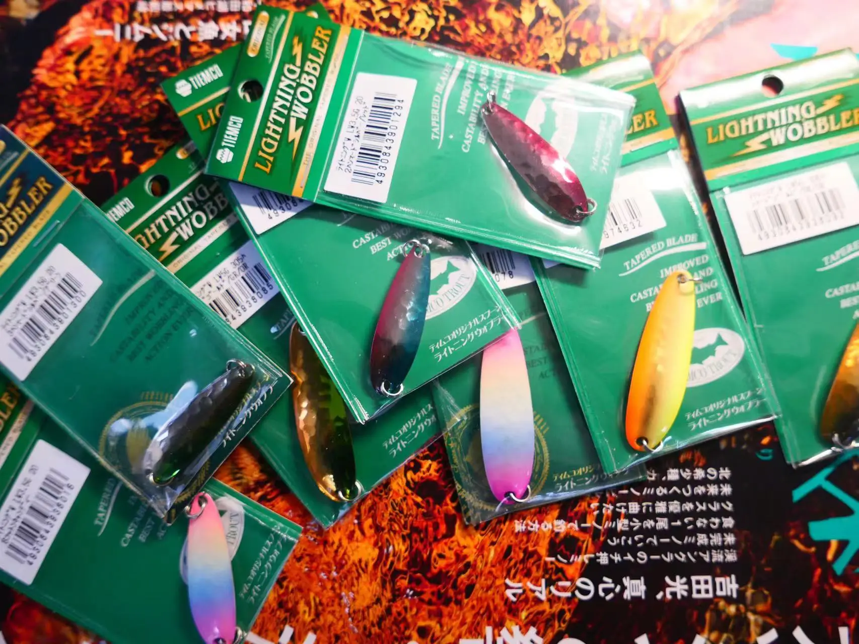 Temujin-Cebo de lentejuelas para trucha, señuelo de pez militar japonés, 3,5g, 5g - imagen 2