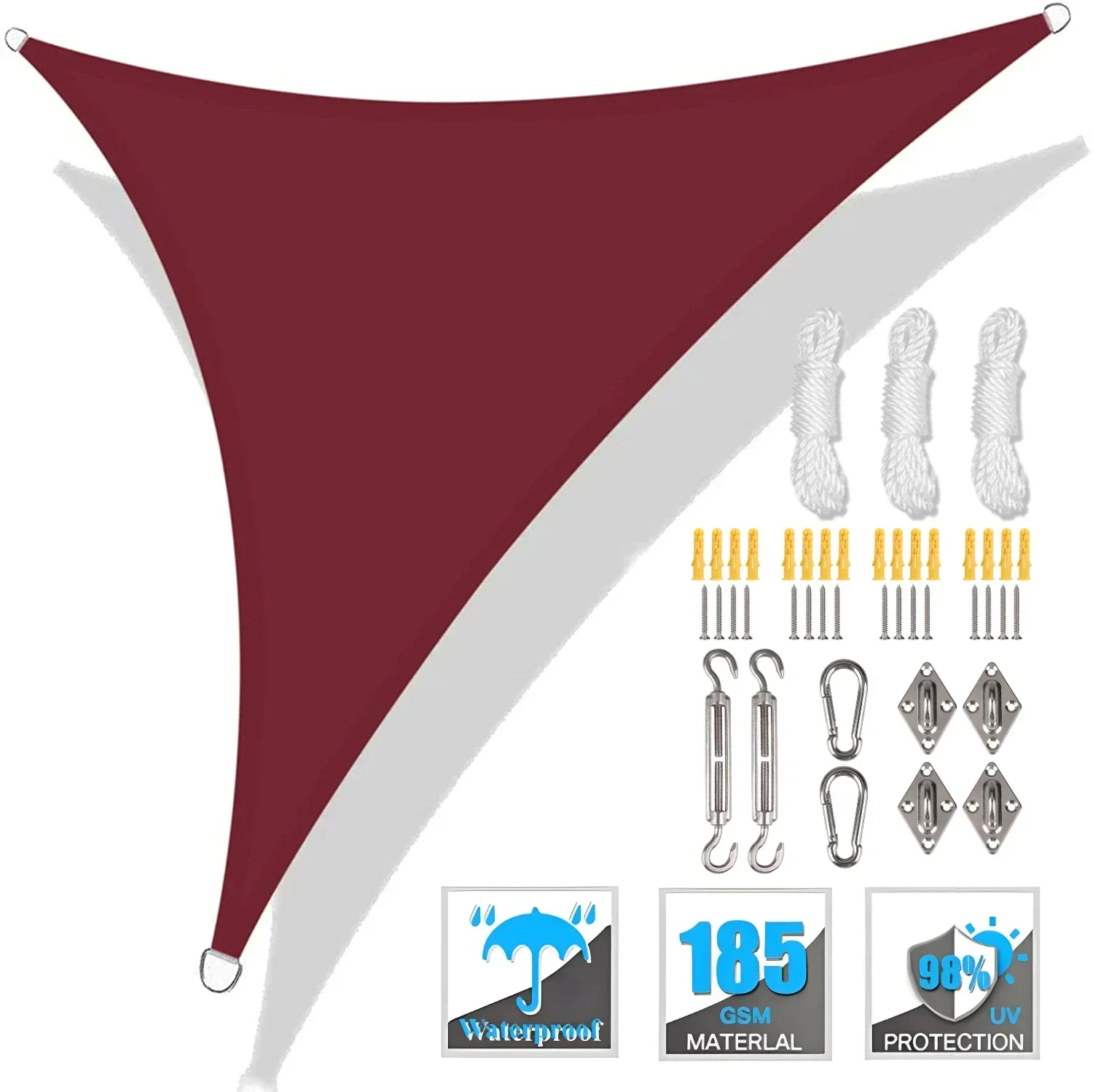 Wine Red with 24Pc K