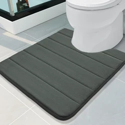 Alfombra baño forma U antideslizante – Espuma viscoelástica absorbente