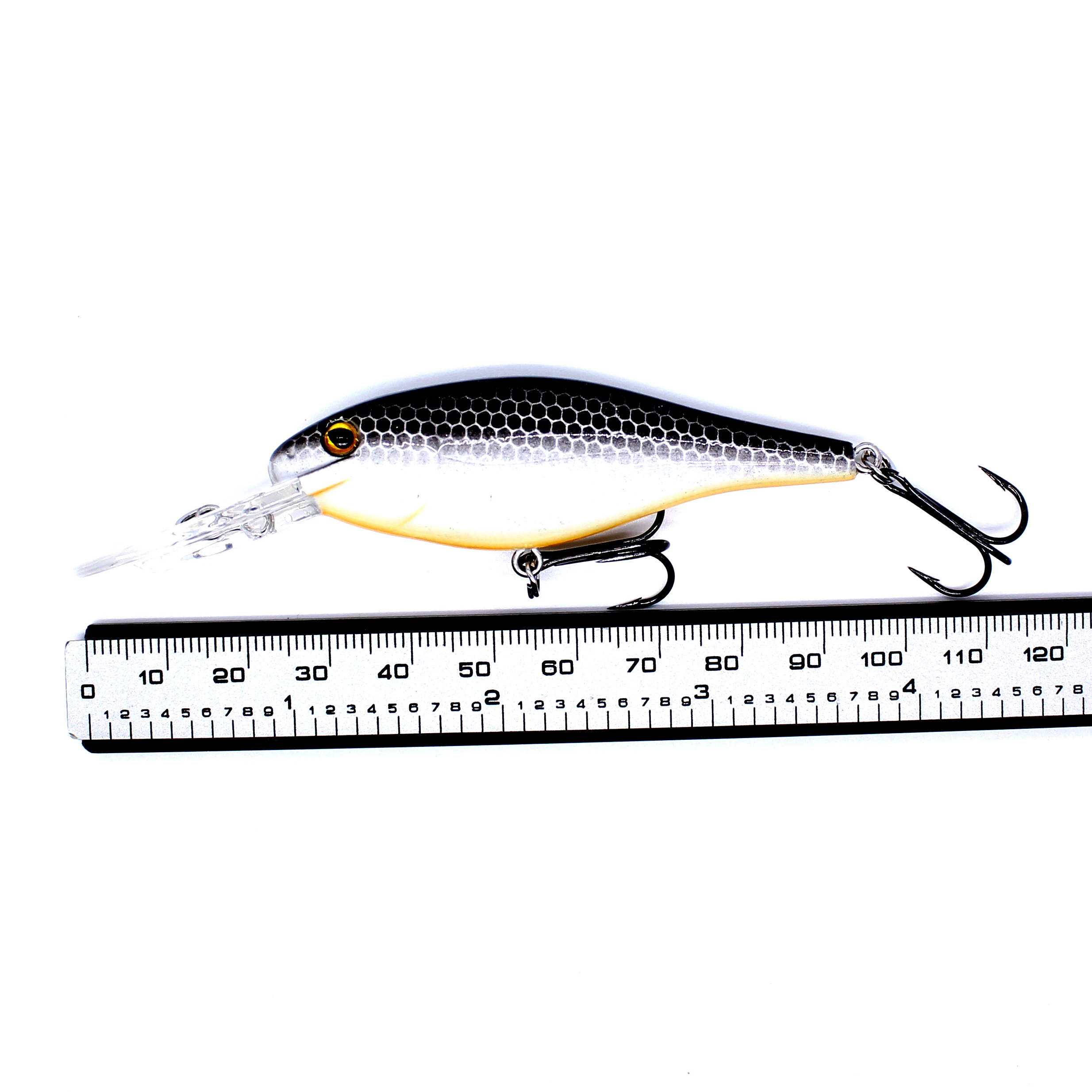 AOCLU Crankbait Wobblers 70mm 8,7g sábalo flotante cebo duro Minnow profundidad 1,5-3,3 m señuelo de pesca anzuelos VMC 6 colores calidad de aparejos - imagen 4