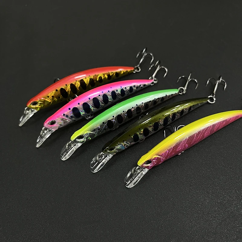Señuelo de Pesca de fundición, 12g, 80mm, hundimiento, pececillo, Twitch, trucha, Ryuki 80S, Jerkbait Isca, cebo duro Artificial, corriente de Pesca Wobbler - imagen 2