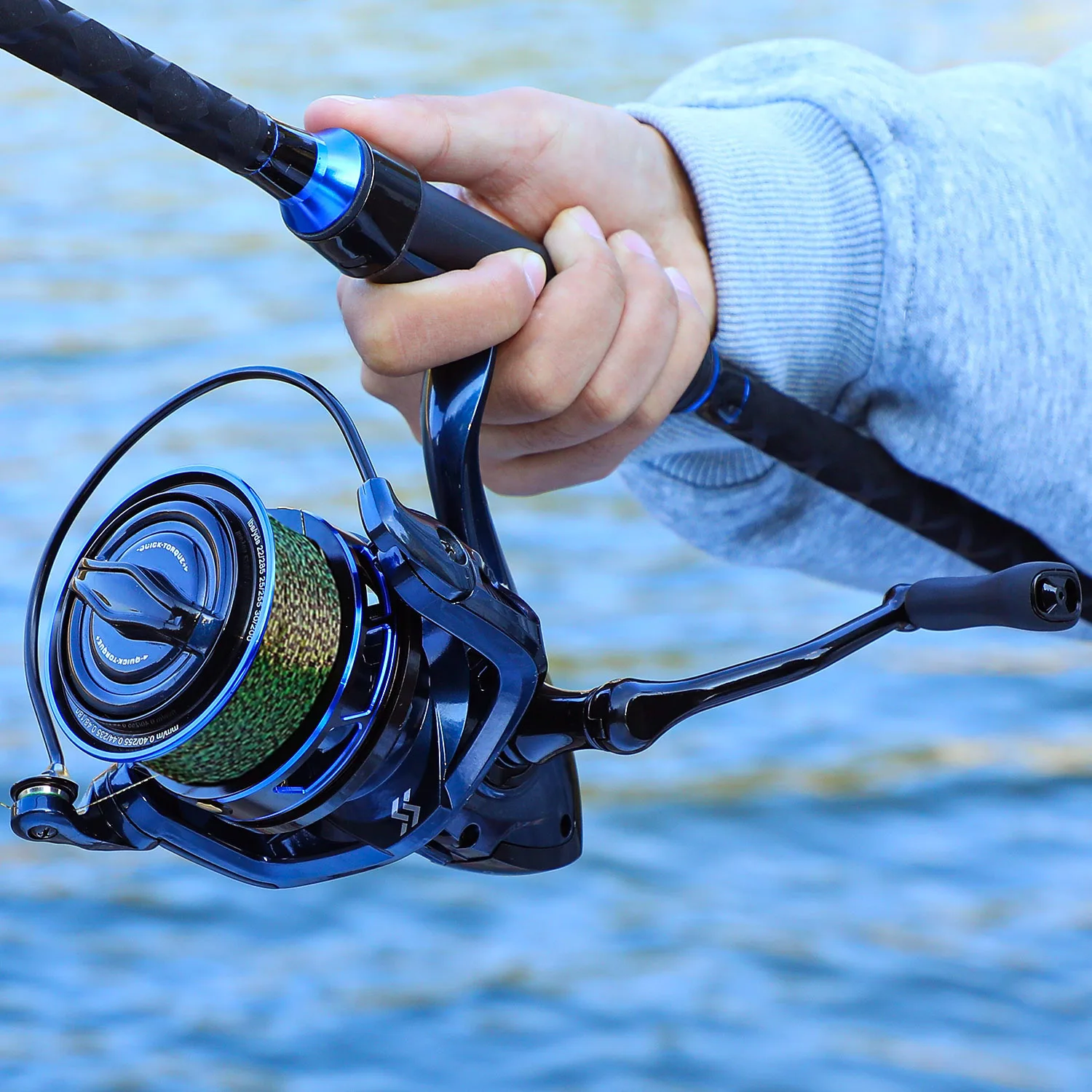 Carrete de Pesca Sougayilang 7000, Totalmente Metálico, Arrastre Máximo de 15 kg, Carrete de Pesca de Carpa, Potente para Pesca de Carpa en Agua Dulce, Trolling y Surfcasting - imagen 5