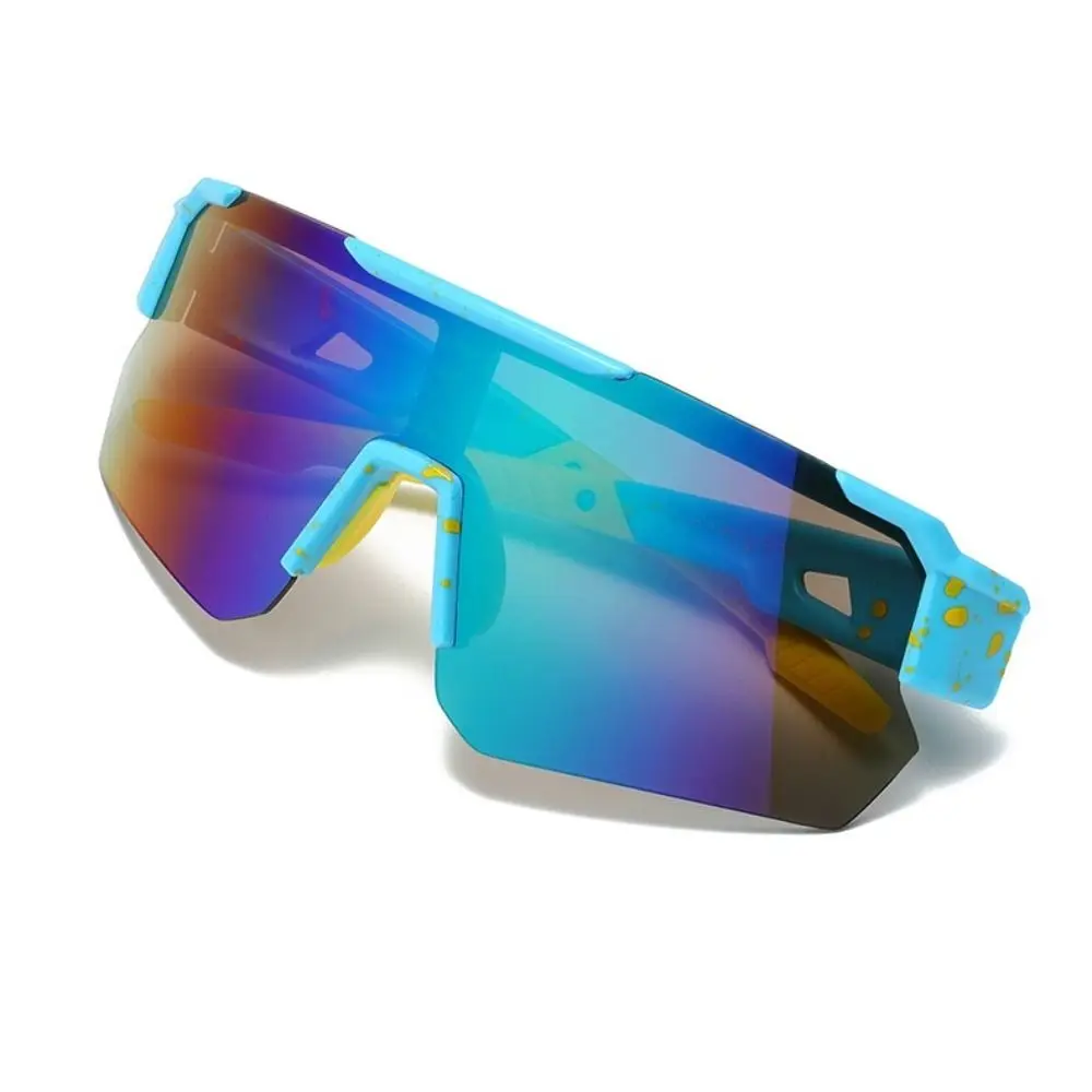 Gafas de sol de ciclismo UV400, medio marco a prueba de viento, resistente a los rayos UV, lente HD cómoda, gafas deportivas para exteriores - imagen 2