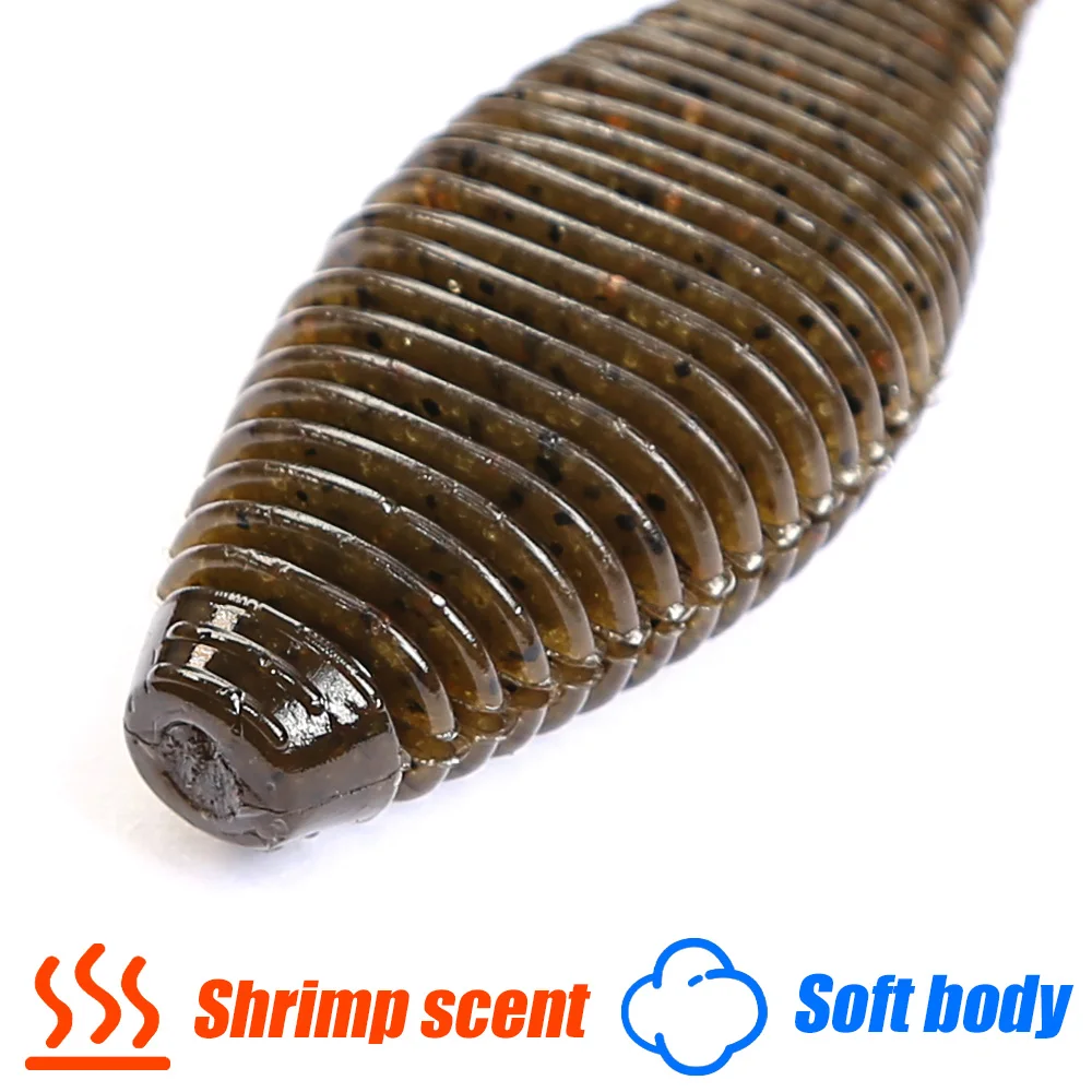 PEAK Señuelo Swimbait Shad Suave de Silicona Realista Cola en T - imagen 5
