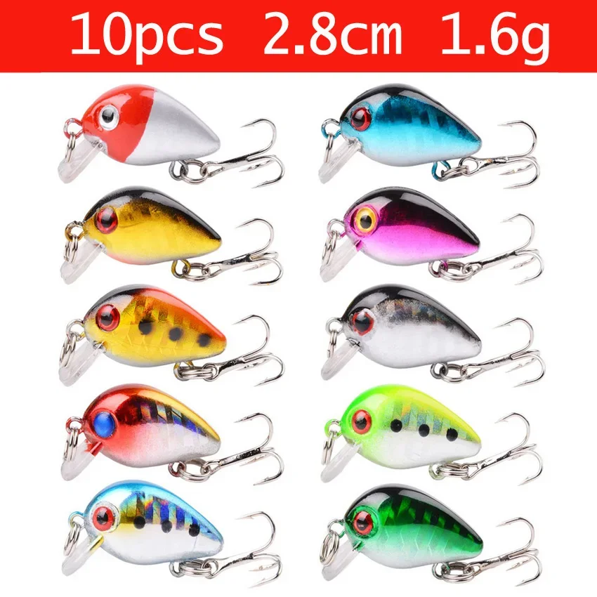 10pcs 2.8cm 1.6g