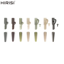 Hirisi Clips plomo seguridad para pesca carpa aparejos cola goma